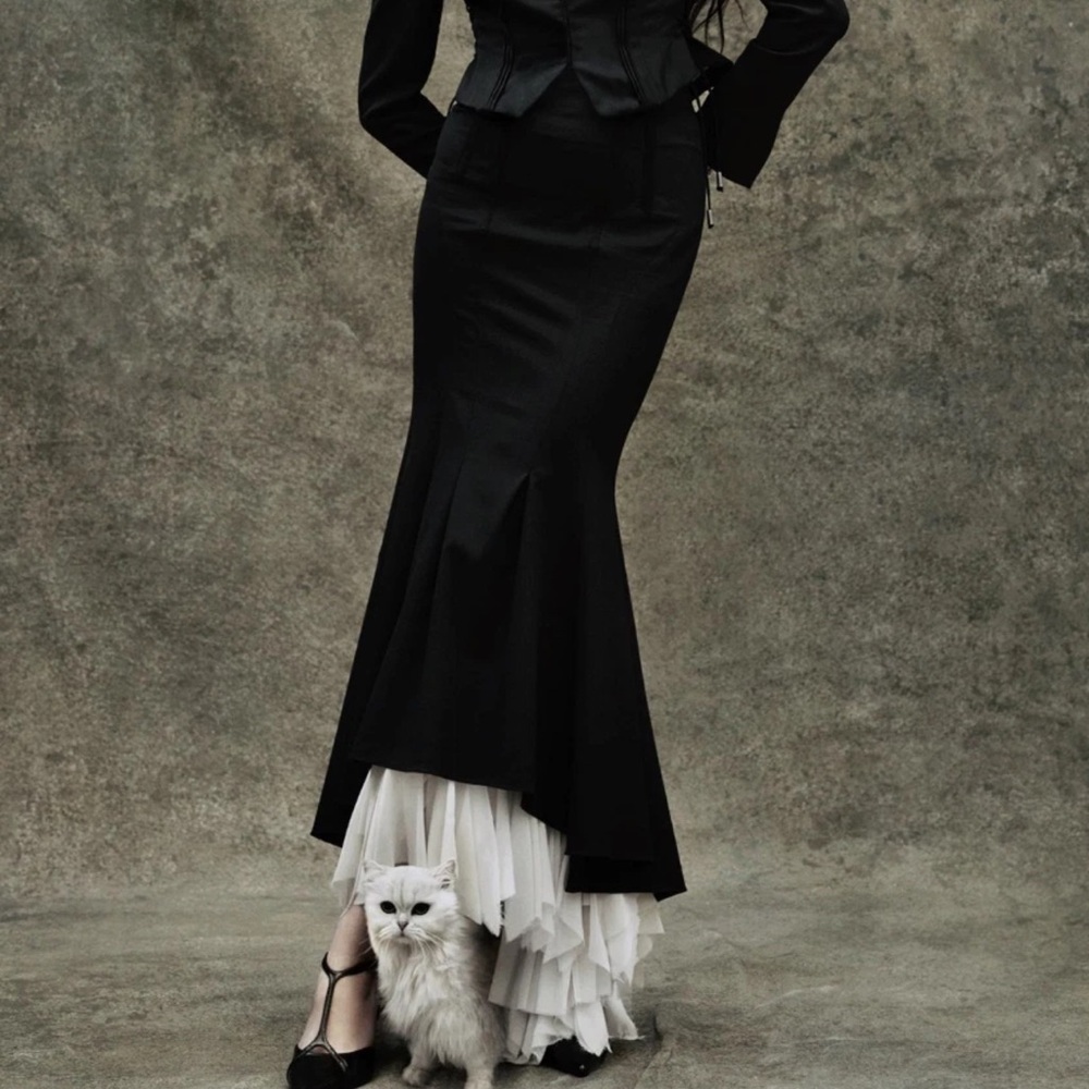 Zara Black Maxi Skirt Limited Edition SOLD everywhere